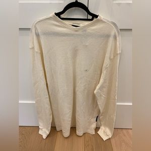 Long sleeve ribbed pullover